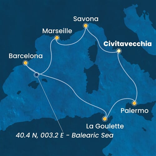 Trasa plavby CPA-CIV07A6T
