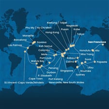 Costa Deliziosa - USA, Franc. Polynésie, Fidži, Nová Kaledonie, Austrálie, ...