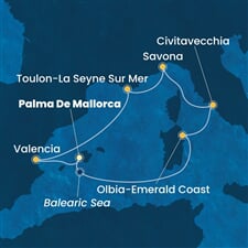 Costa Pacifica - Španělsko, Itálie, Francie (Palma de Mallorca)