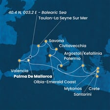 Costa Pacifica - Španělsko, Řecko, Itálie, Francie (Palma de Mallorca)