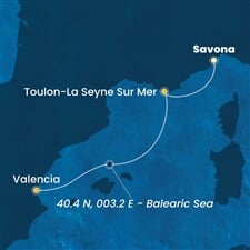 Costa Pacifica - Itálie, Francie, Španělsko (ze Savony)