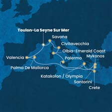 Costa Pacifica - Francie, Španělsko, Řecko, Itálie (Toulon)