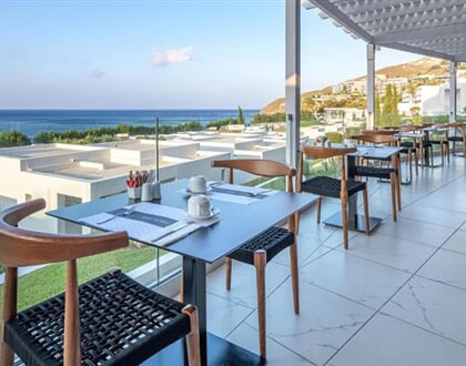 Hotel Dimitra Beach Hotel & Suites: fotografie vybavení exteriérů a interiérů ubytování.