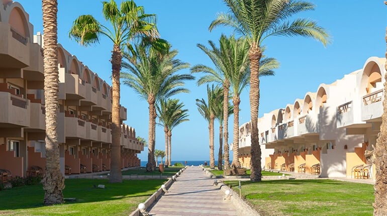 Hotel The Three Corners Sea Beach Resort: fotografie vybavení exteriérů a interiérů ubytování.
