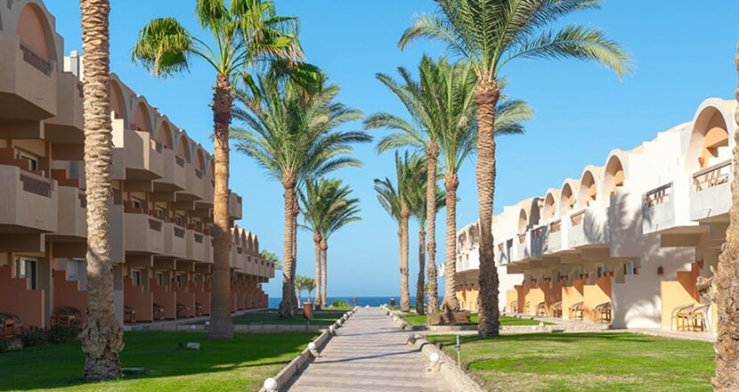 Hotel The Three Corners Sea Beach Resort: fotografie vybavení exteriérů a interiérů ubytování.