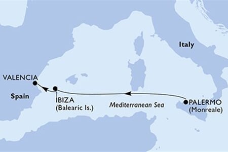 MSC Grandiosa - Itálie, Španělsko (Palermo)