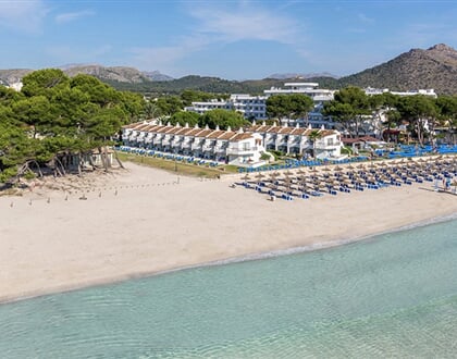Aparthotel Grupotel Los Príncipes & Spa: fotografie vybavení exteriérů a interiérů ubytování.