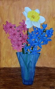 Váza   hyacint, narciska