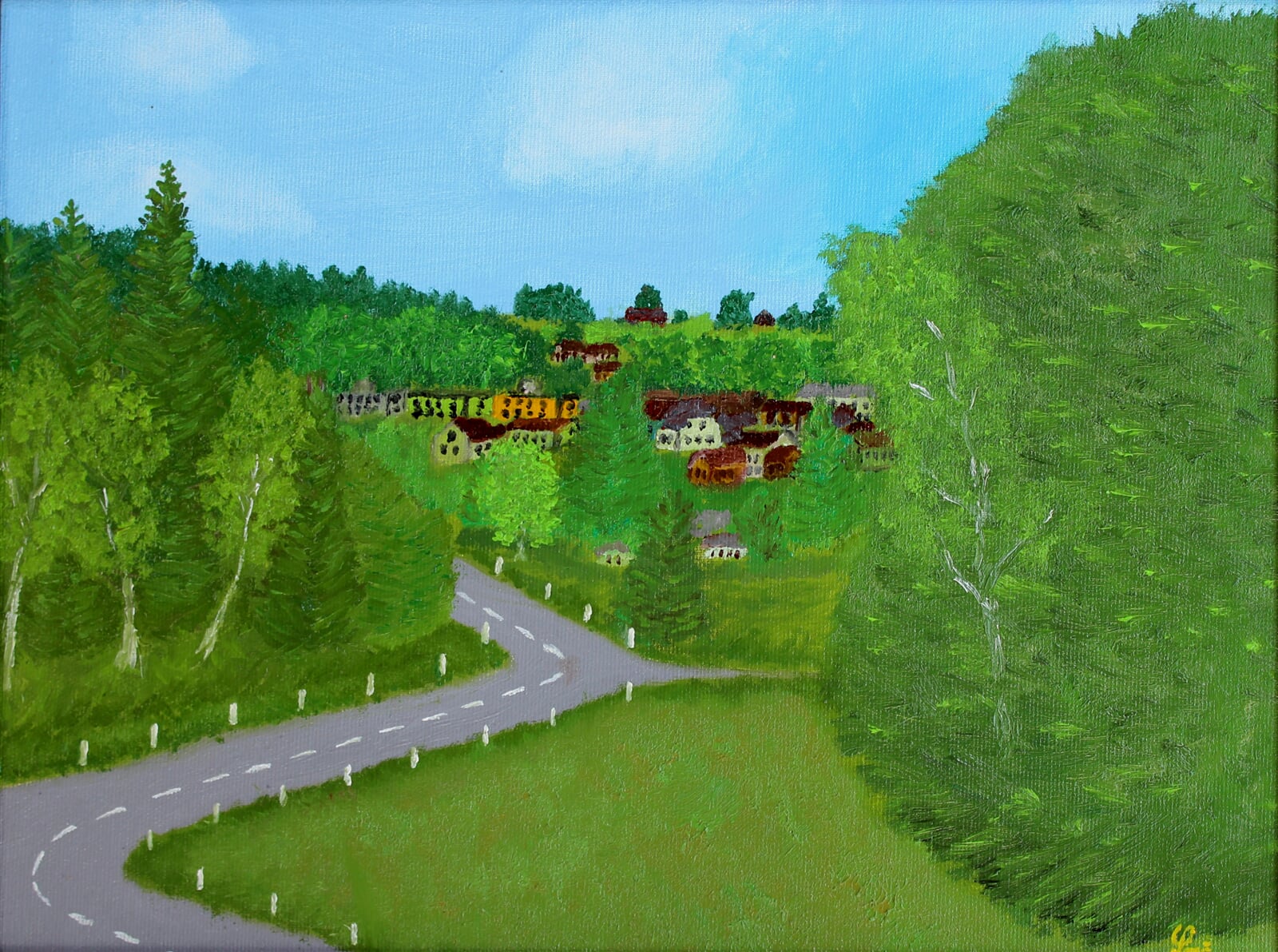 Milan Laštovička: Ždírec n. Doubravou - rok 1997, 30 × 40 cm