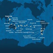 Costa Serena - Čína, Filipíny, Indonésie, Austrálie, Nová Kaledonie, ... (z Hongkongu)