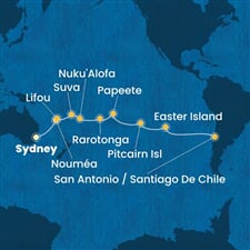 Costa Serena - Austrálie, Nová Kaledonie, Fidži, Tonga, Franc. Polynésie, ... (ze Sydney)