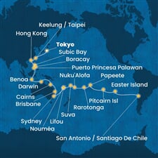 Costa Serena - Japonsko, Čína, Filipíny, Indonésie, Austrálie, ... (z Tokia)