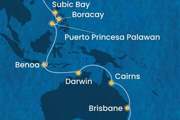 Costa Serena - Čína, Filipíny, Indonésie, Austrálie (z Hongkongu)
