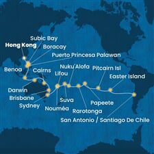 Costa Serena - Čína, Filipíny, Indonésie, Austrálie, Nová Kaledonie, ... (z Hongkongu)