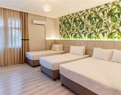 Hotel L'Ancora Beach: fotografie vybavení exteriérů a interiérů ubytování.