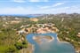 Pohled na resort shora, Palau, Sardinie