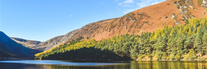 Irské pohoří Wicklow plné legend a historie