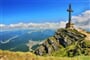 Bucegi - Heroes' Cross on Caraiman Peak, známý jako kříž národních hrdinů - na počest obětem 1. světové války.