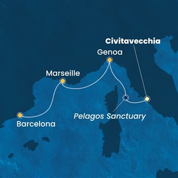Trasa plavby CSM-CIV03A12