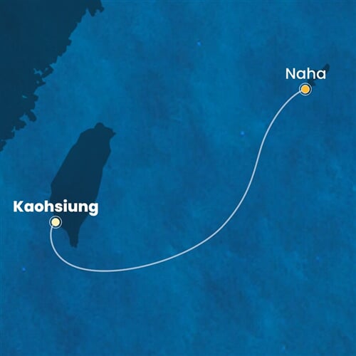 Trasa plavby CSE-KHH02A03