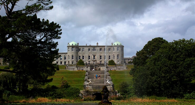 Powerscourt Estate v hrabství Wicklow v Irsku