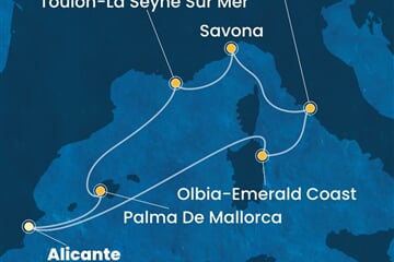 Costa Pacifica - Španělsko, Itálie, Francie (Alicante)