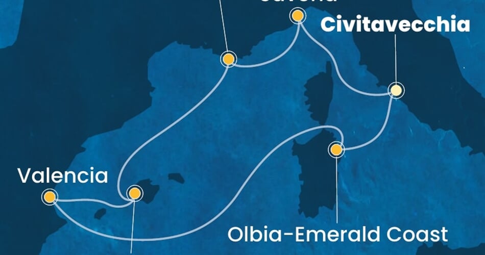 Trasa plavby CPA-CIV07A6X