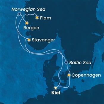 Trasa plavby CDI-KEL07A2H