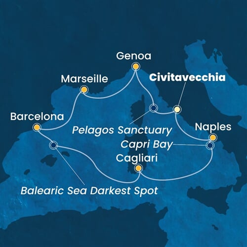 Trasa plavby CSM-CIV07A6Y