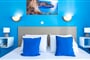 Hotel Bluu Bahari: fotografie vybavení exteriérů a interiérů ubytování.