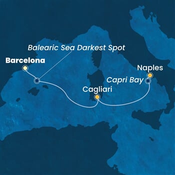 Trasa plavby CSM-BCN03A3Q