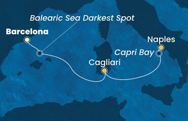 Costa Smeralda - Španělsko, Itálie (z Barcelony)