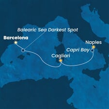 Costa Smeralda - Španělsko, Itálie (z Barcelony)
