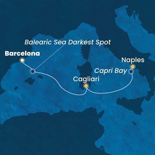 Trasa plavby CSM-BCN03A3Q