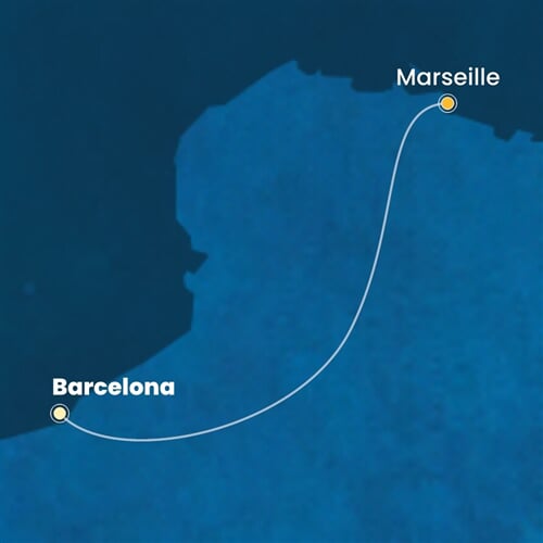 Trasa plavby CFA-BCN01A1L