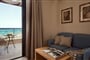 Hotel Lindian Dream SeaSide Resort (ex. Mitsis Lindos Memories): fotografie vybavení exteriérů a interiérů ubytování.