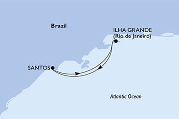 MSC Sinfonia - Brazílie (Santos)