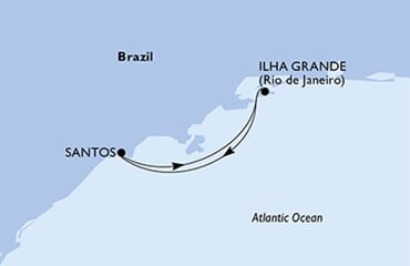 MSC Sinfonia - Brazílie (Santos)