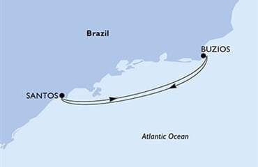 MSC Sinfonia - Brazílie (Santos)