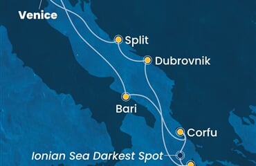 Costa Deliziosa - Itálie, Řecko, Chorvatsko (z Benátek)
