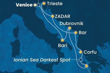 Costa Deliziosa - Itálie, Řecko, Černá Hora, Chorvatsko (z Benátek)