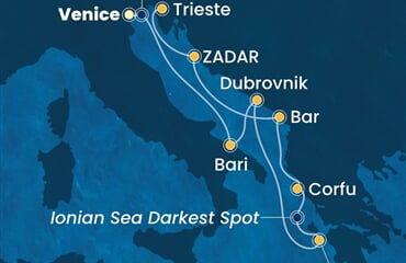 Costa Deliziosa - Itálie, Řecko, Černá Hora, Chorvatsko (z Benátek)
