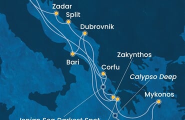 Costa Deliziosa - Itálie, Řecko, Chorvatsko (z Benátek)