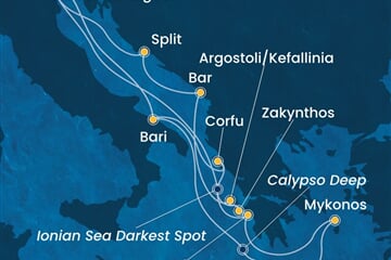 Costa Deliziosa - Itálie, Řecko, Černá Hora, Chorvatsko (z Benátek)