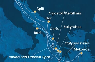 Costa Deliziosa - Itálie, Řecko, Černá Hora, Chorvatsko (z Benátek)