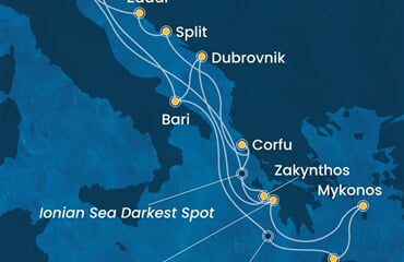 Costa Deliziosa - Itálie, Řecko, Chorvatsko (z Benátek)
