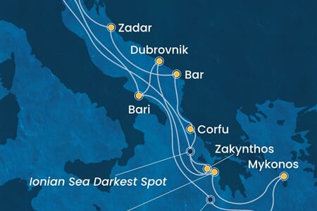 Costa Deliziosa - Itálie, Řecko, Černá Hora, Chorvatsko (z Benátek)