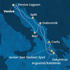 Costa Deliziosa - Itálie, Řecko, Chorvatsko (z Benátek)