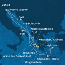 Costa Deliziosa - Itálie, Řecko, Chorvatsko (z Benátek)