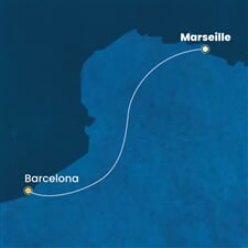 Costa Fascinosa - Francie, Španělsko (z Marseille)